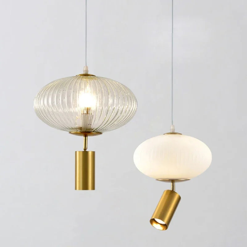 suspension en verre rétro design pour décoration intérieure - vue 2 sur 18
