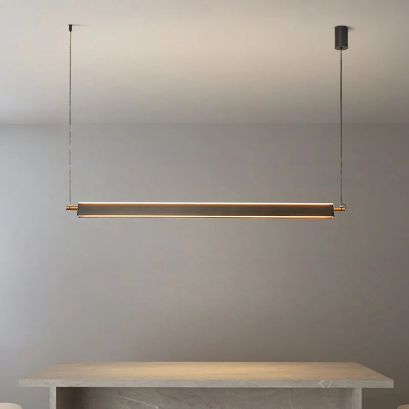 Moderne LED-Pendelleuchte für elegante Wohnraumdekoration - vue 5 sur 9