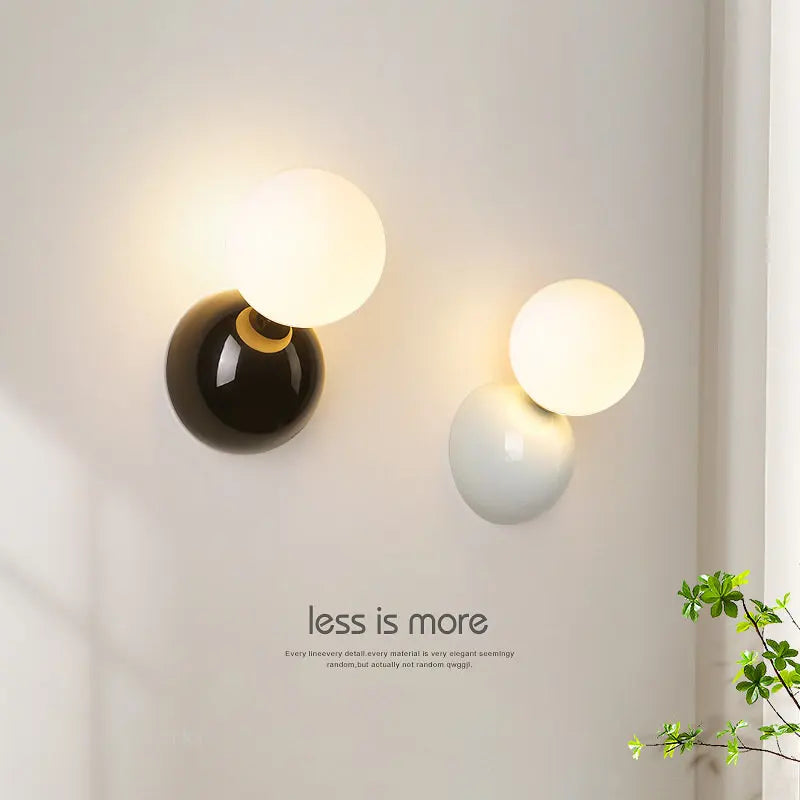 applique murale créative boules pour éclairage intérieur décoratif - vue 3 sur 8