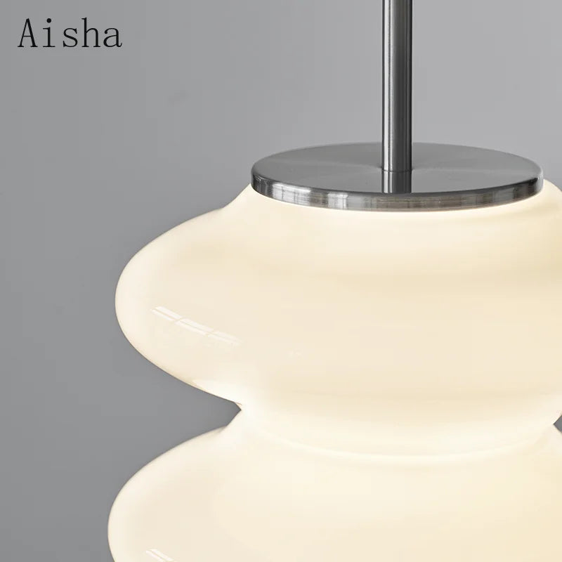 lustre italien en verre pour éclairage intérieur suspendu - vue 5 sur 7