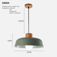 lustre style nordique en aluminium macaron led décoratif