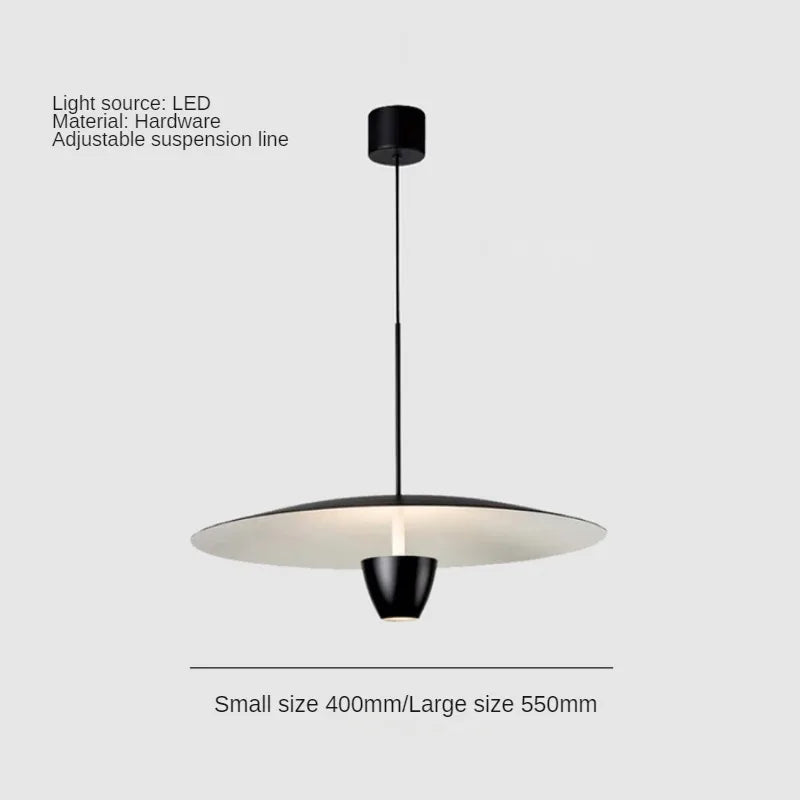 Kreisförmiger moderner Kronleuchter für minimalistische Dekoration und elegante Beleuchtung