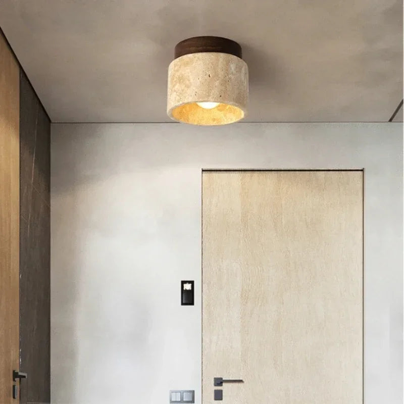 plafonnier en pierre minimaliste pour une ambiance apaisante - vue 4 sur 9