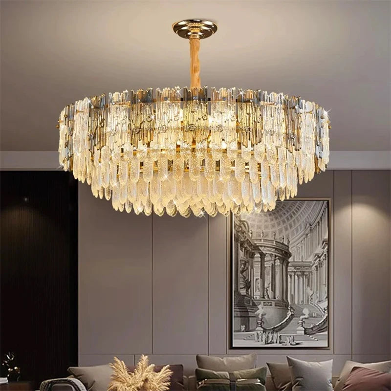 lustre led suspendu moderne pour éclairage intérieur décoratif - vue 3 sur 10