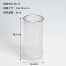 moule cylindrique à rayures pour fabrication de bougies en acrylique