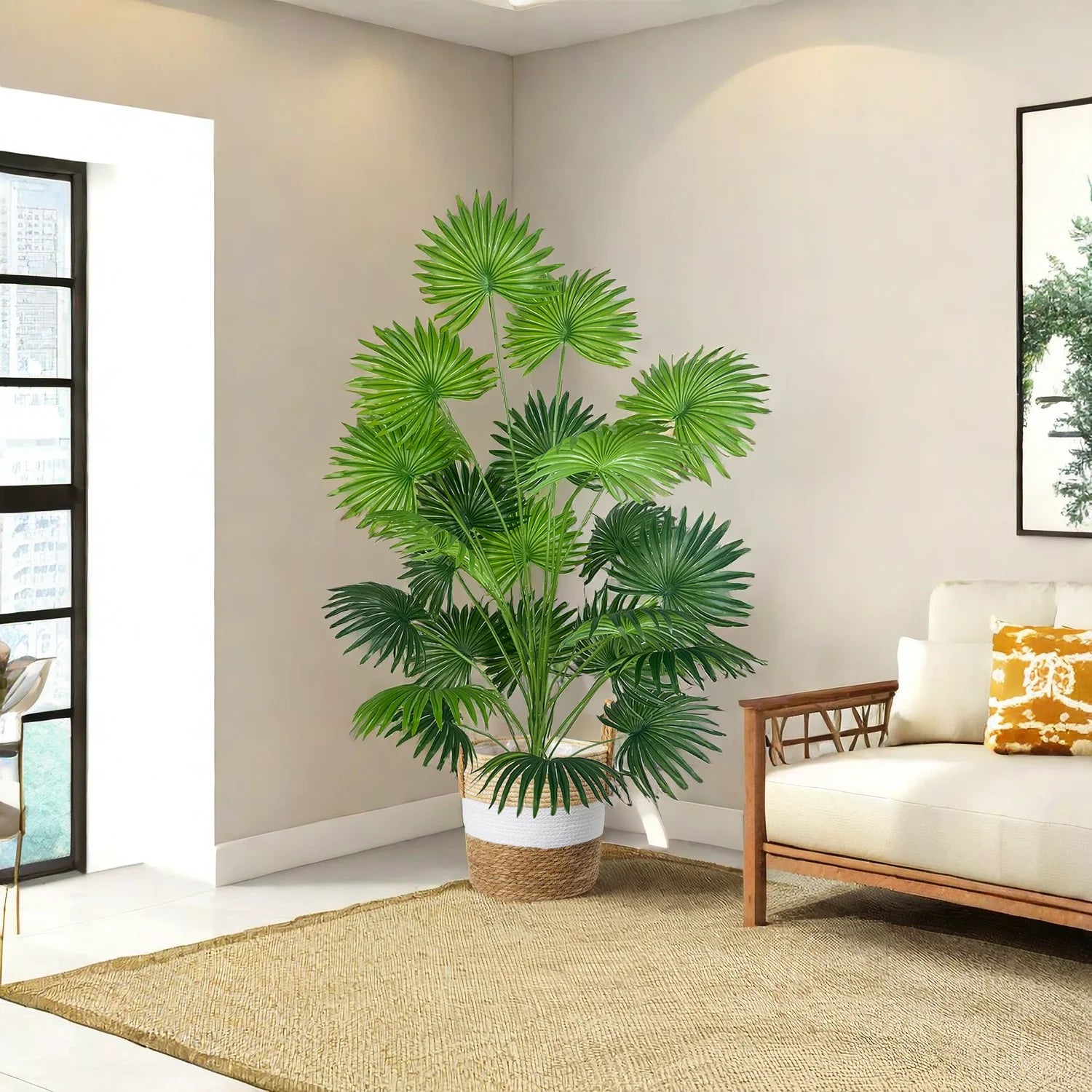 branche de palmier artificielle grande plante décorative pour intérieur