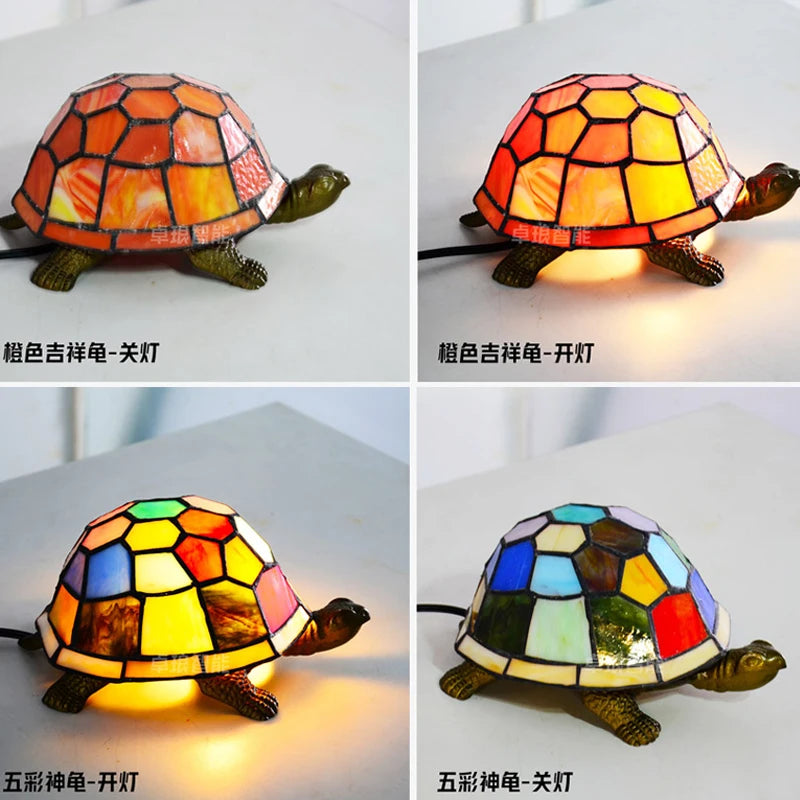lampe de chevet tortue veilleuse led décorative pour enfant - vue 5 sur 8