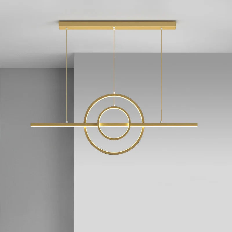 lustre led nordique simple moderne pour décoration intérieure - vue 2 sur 8