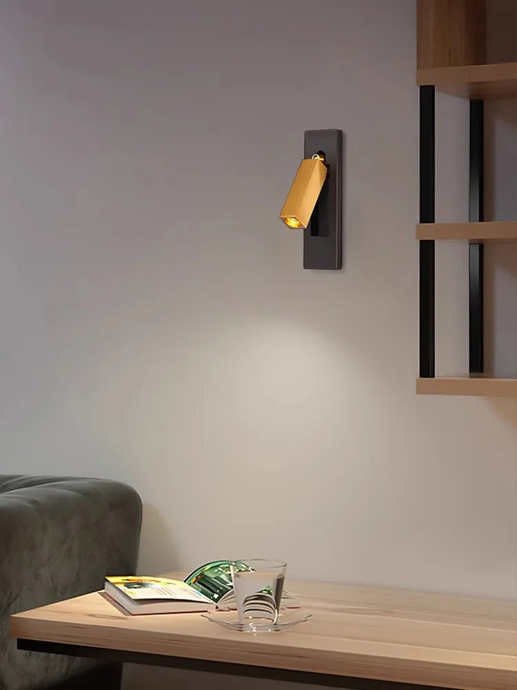applique murale led rotative avec interrupteur pour lecture - vue 2 sur 21