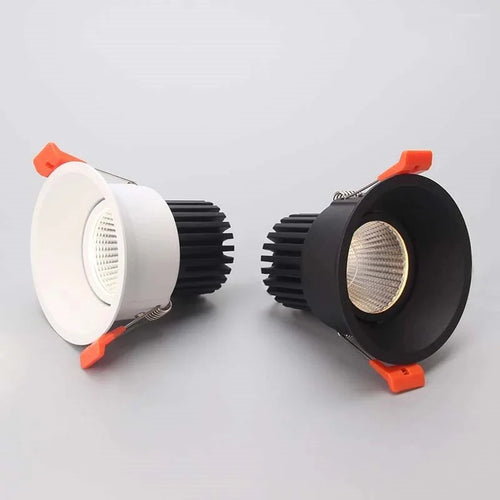 Runder LED-Einbaustrahler dimmbar für stilvolle Innenraumbeleuchtung - vue 2 sur 8