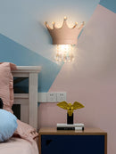 applique murale couronne nordique en résine pour chambre enfant mignonne