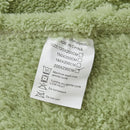 Plaid flanelle polaire doux et chaud uni