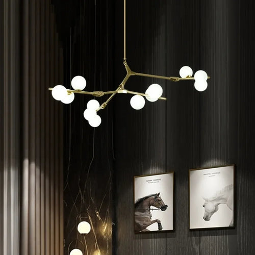 Moderne Pendelleuchte für Innenbereich dimmbar minimalistisches Design dekorativ - vue 7 sur 12