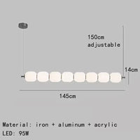 lustre led nordique pour décoration de maison suspendue