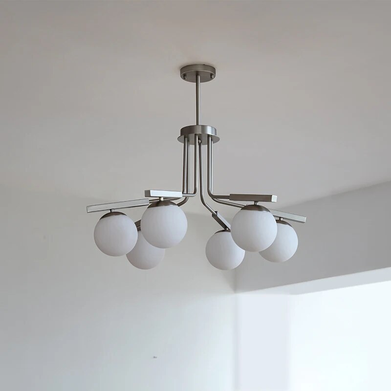 Lustre en verre pour salon - vue 4 sur 9