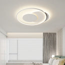 LED-Deckenleuchte minimalistisch geometrisch rechteckig und rund