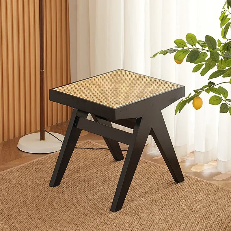 banc en rotin massif pour usage polyvalent et moderne - vue 8 sur 17