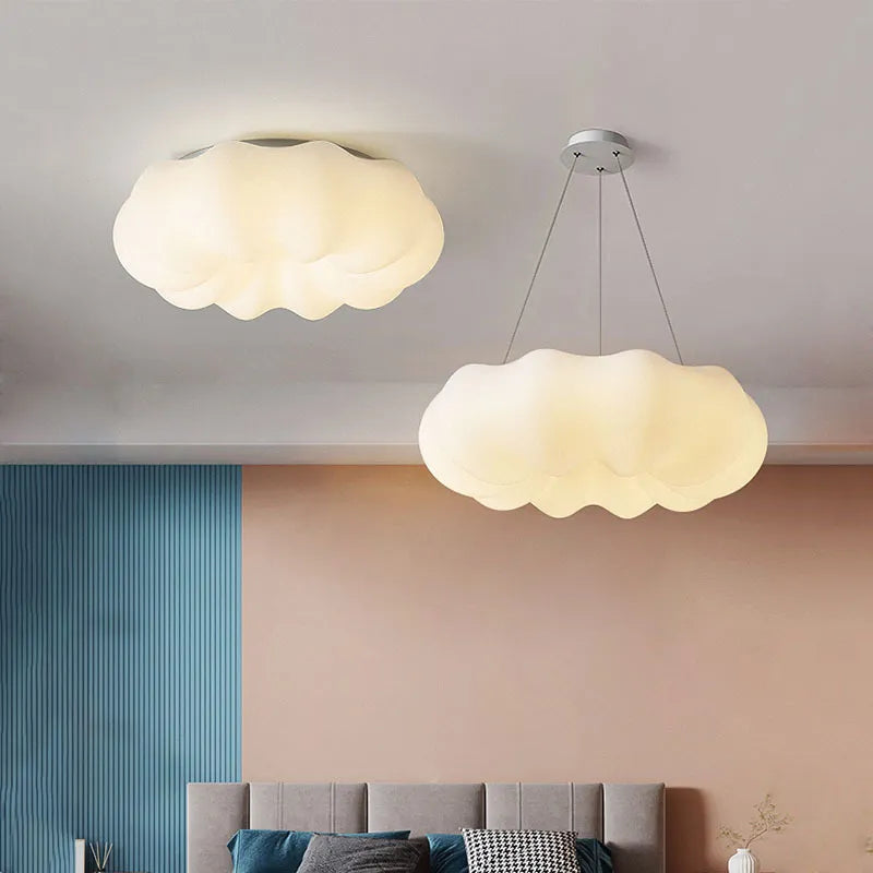 Plafonnier LED moderne nuage décoratif intérieur chambre - vue 2 sur 16