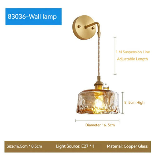 Moderne LED-Glas-Pendelleuchte für die Innendekoration - vue 11 sur 20