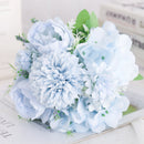 fleurs artificielles soie pivoine hortensia décoration mariage bouquet