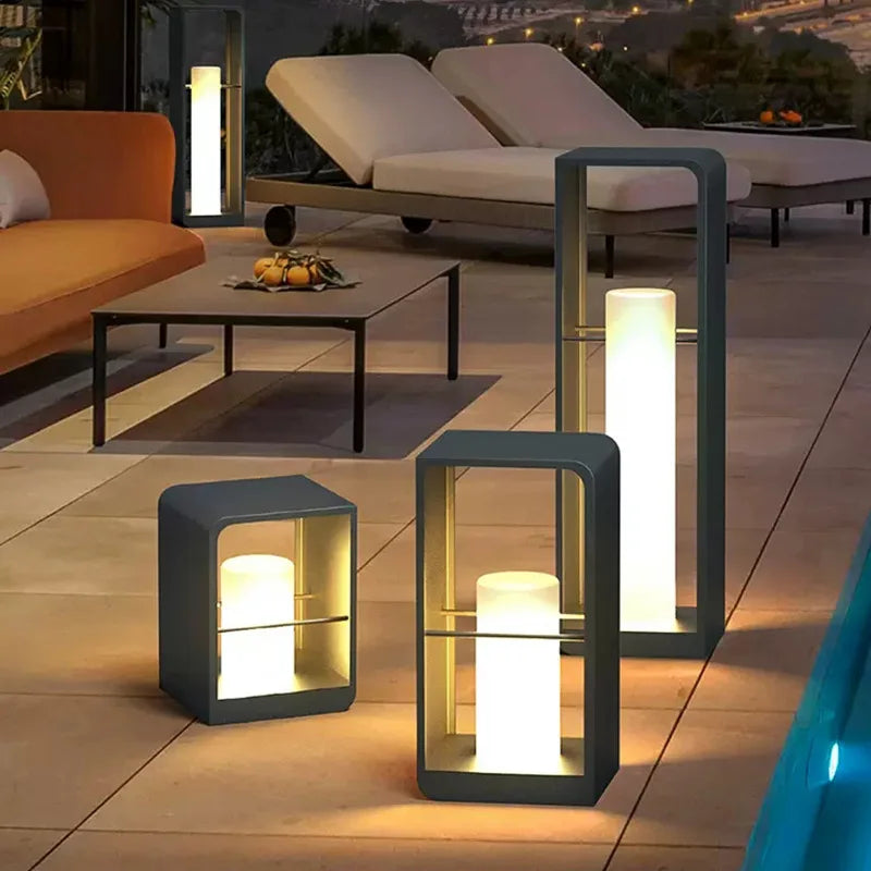 Wasserdichte LED-Solarleuchte für Garten und Hof - vue 3 sur 21