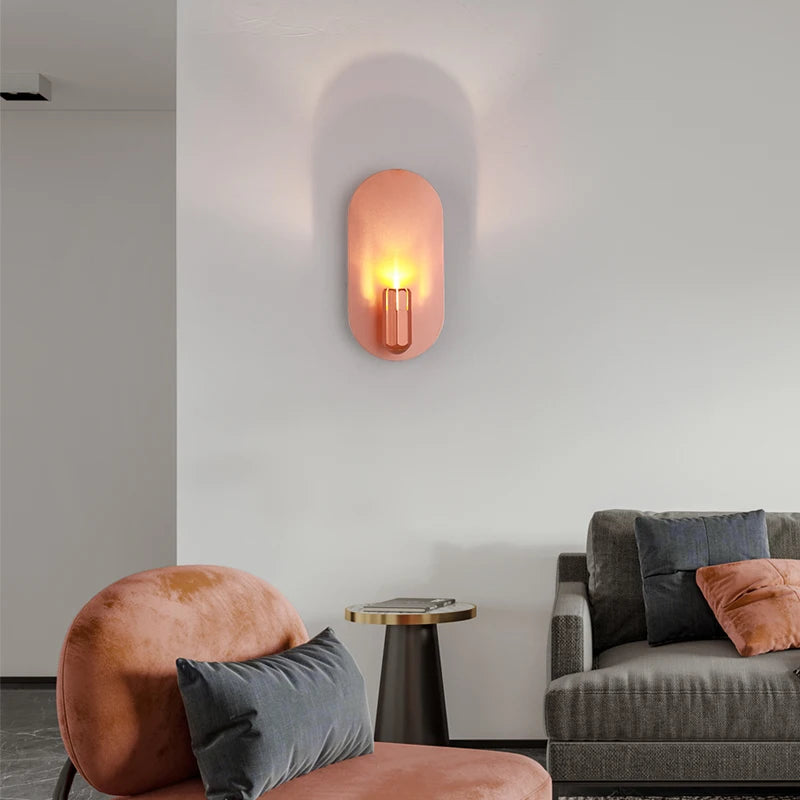 applique murale led en aluminium pour intérieur créatif et moderne - vue 4 sur 7