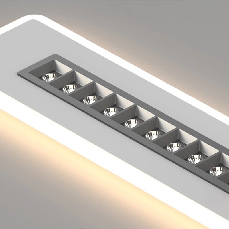 plafonnier led moderne avec projecteur luminaire décoratif d'intérieur - vue 7 sur 18