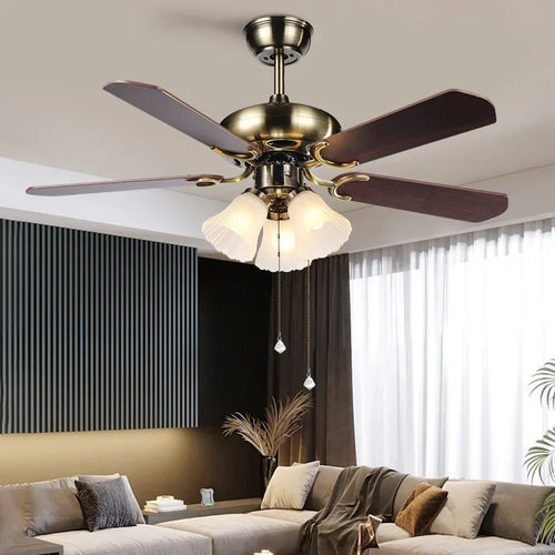 Moderner Deckenventilator mit Beleuchtung für ein angenehmes Ambiente - vue 2 sur 7