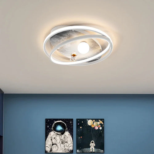 Moderner Astronauten-Deckenleuchter für das Kinderzimmer - vue 2 sur 7