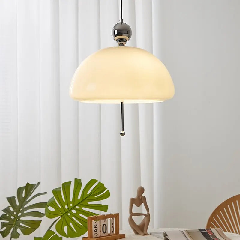 Lustre en verre design style français - vue 5 sur 11