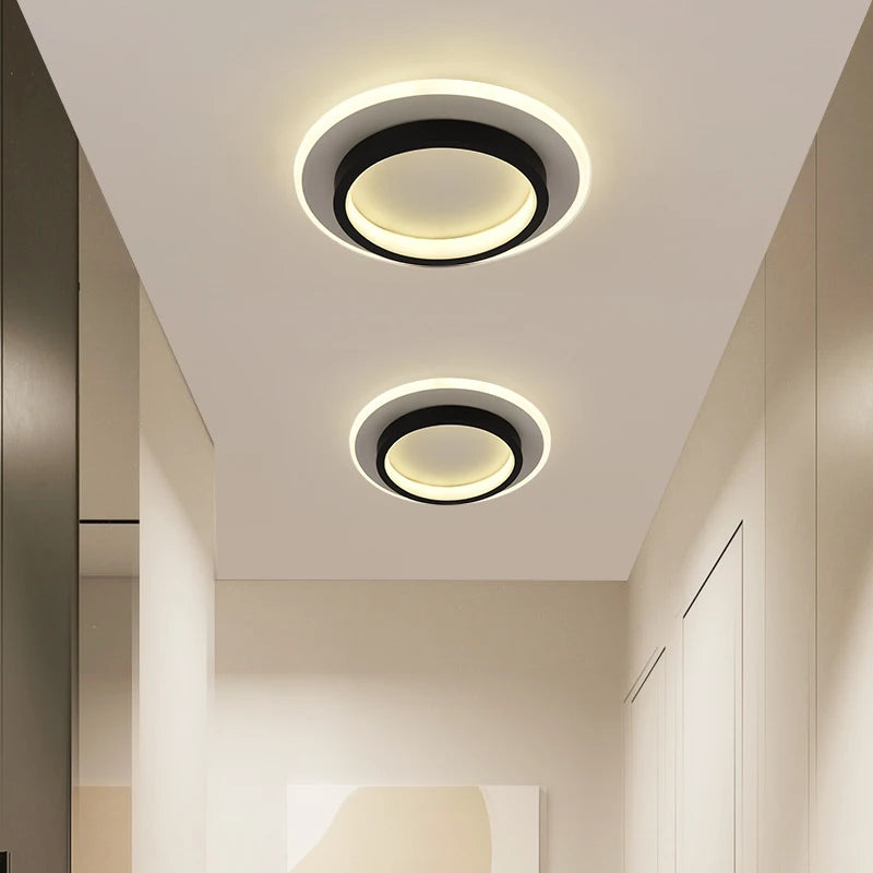 lustre nordique led simple moderne créatif balcon - vue 3 sur 24