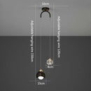 suspension en cristal moderne pour décoration intérieure élégante
