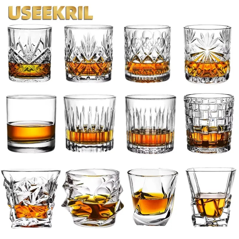 Verres whisky gravés old fashioned style classique cadeau - vue 2 sur 7