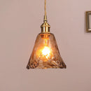 Kreative Pendelleuchte aus Glas mit Retro-Modernem Design