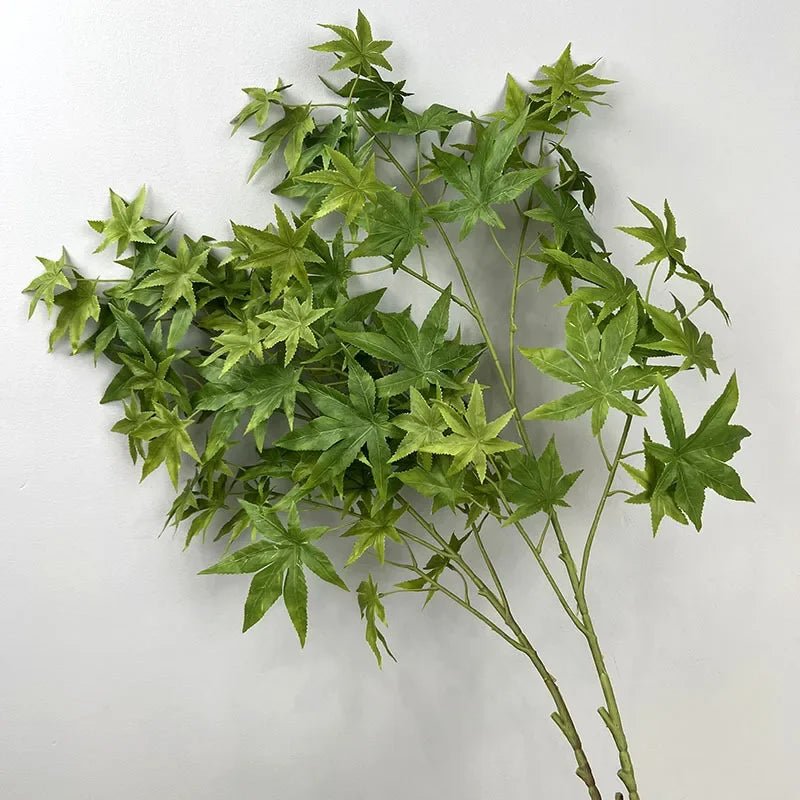 plantes artificielles en soie décoratives feuillage d'érable pour intérieur - vue 5 sur 10