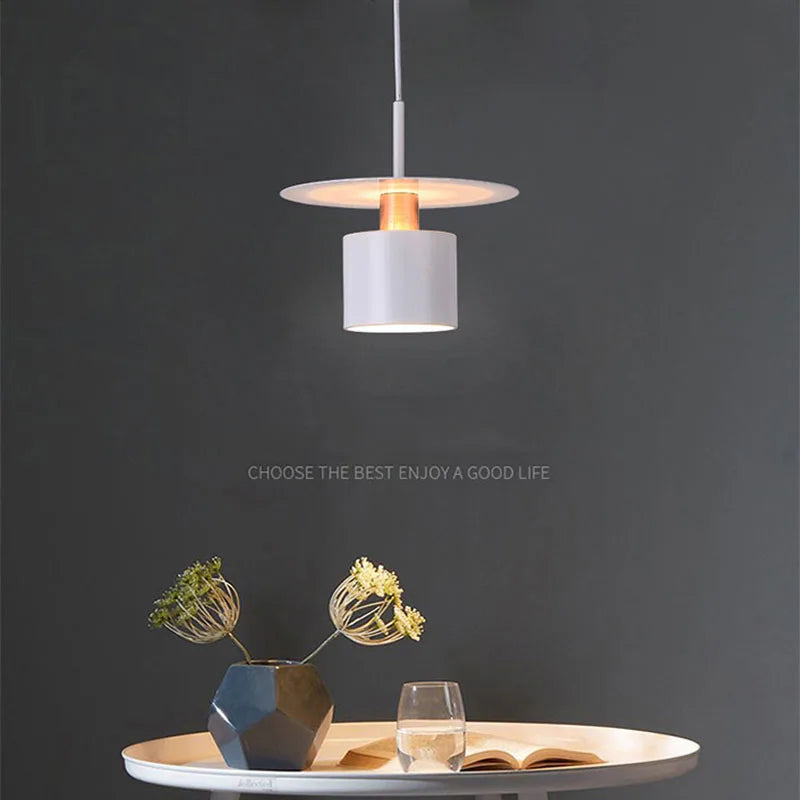 Suspension de chevet moderne E27 pour salon salle à manger chambre hôtel décoration de la maison luminaire - vue 6 sur 16
