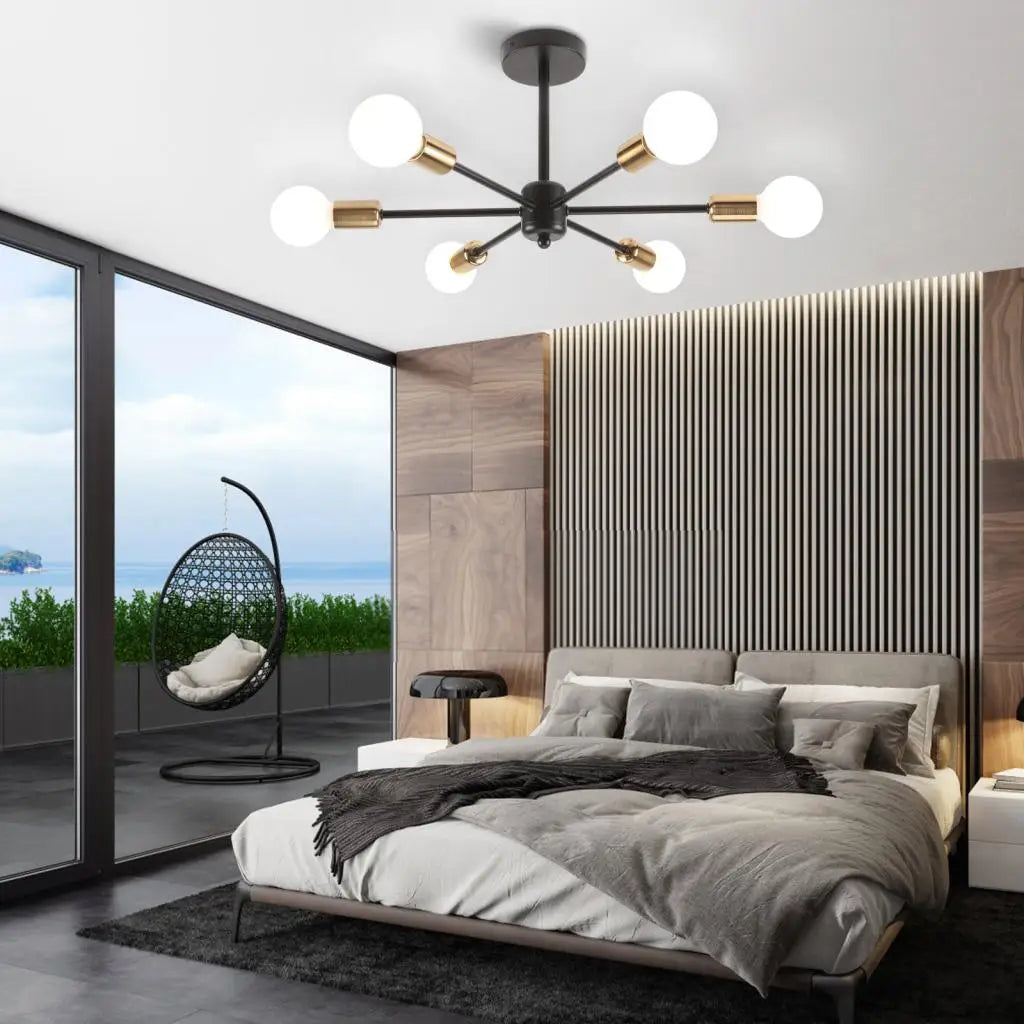 lustre led moderne pour un éclairage d'intérieur élégant - vue 6 sur 10