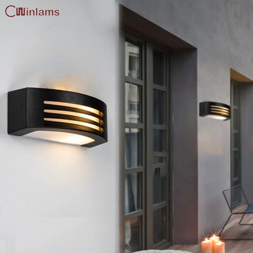 applique murale led moderne étanche pour intérieur et extérieur - vue 2 sur 8
