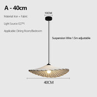 suspension nordique en tissu avec chapeau de paille pour décoration intérieure