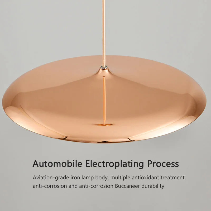 lampe led suspendue design nordique avec soucoupe volante - vue 7 sur 14