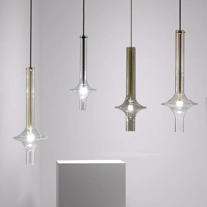suspension en verre design nordique moderne pour décoration intérieure - vue 3 sur 10