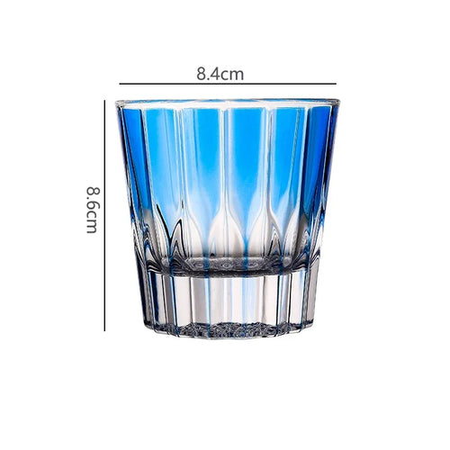 Verre whisky cocktail 200 ml rayures verticales design
