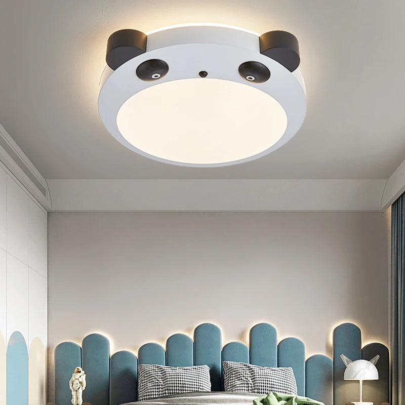 plafonnier led panda pour décoration chambre enfant - vue 5 sur 7