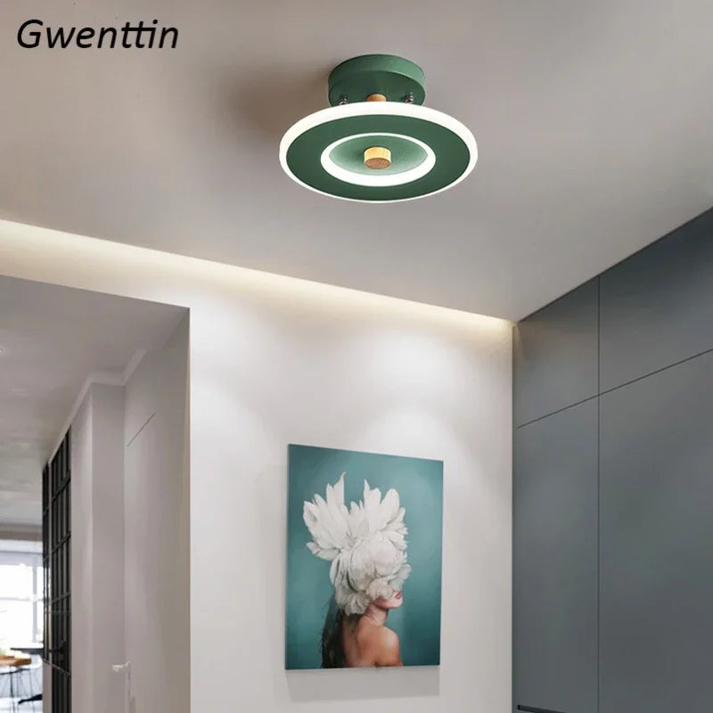 plafonnier moderne nordique led interchangeable pour intérieur élégant - vue 3 sur 12