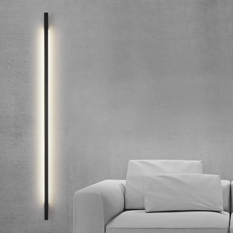 applique murale à bande led minimaliste moderne et créative - vue 3 sur 16