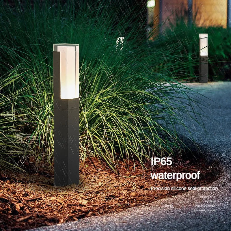 LED lampe à gazon paysage lumières pour la décoration de jardin IP65 étanche AC85-265V lumières de jardin éclairage extérieur pour maison de campagne - vue 3 sur 8