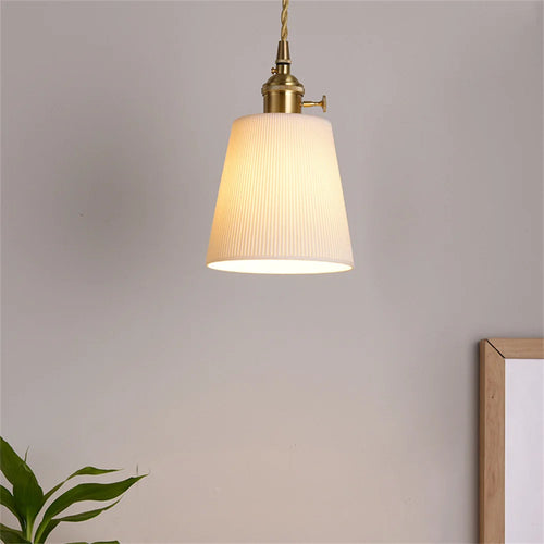 Moderne LED-Pendelleuchte aus Keramik dekorativ ideal für Loft oder Bar - vue 10 sur 10