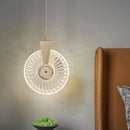 Lustre nordique ovale en cristal LED