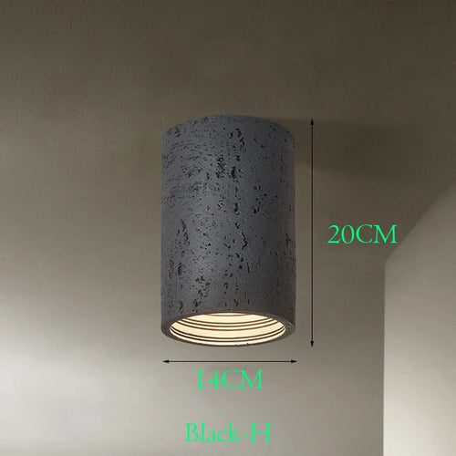 Wabi Sabi – LED-Spot aus rotem Zement - vue 12 sur 16