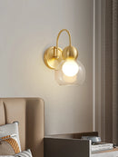 Wandleuchte aus Kupfer im postmodernen Stil für minimalistische Innenräume